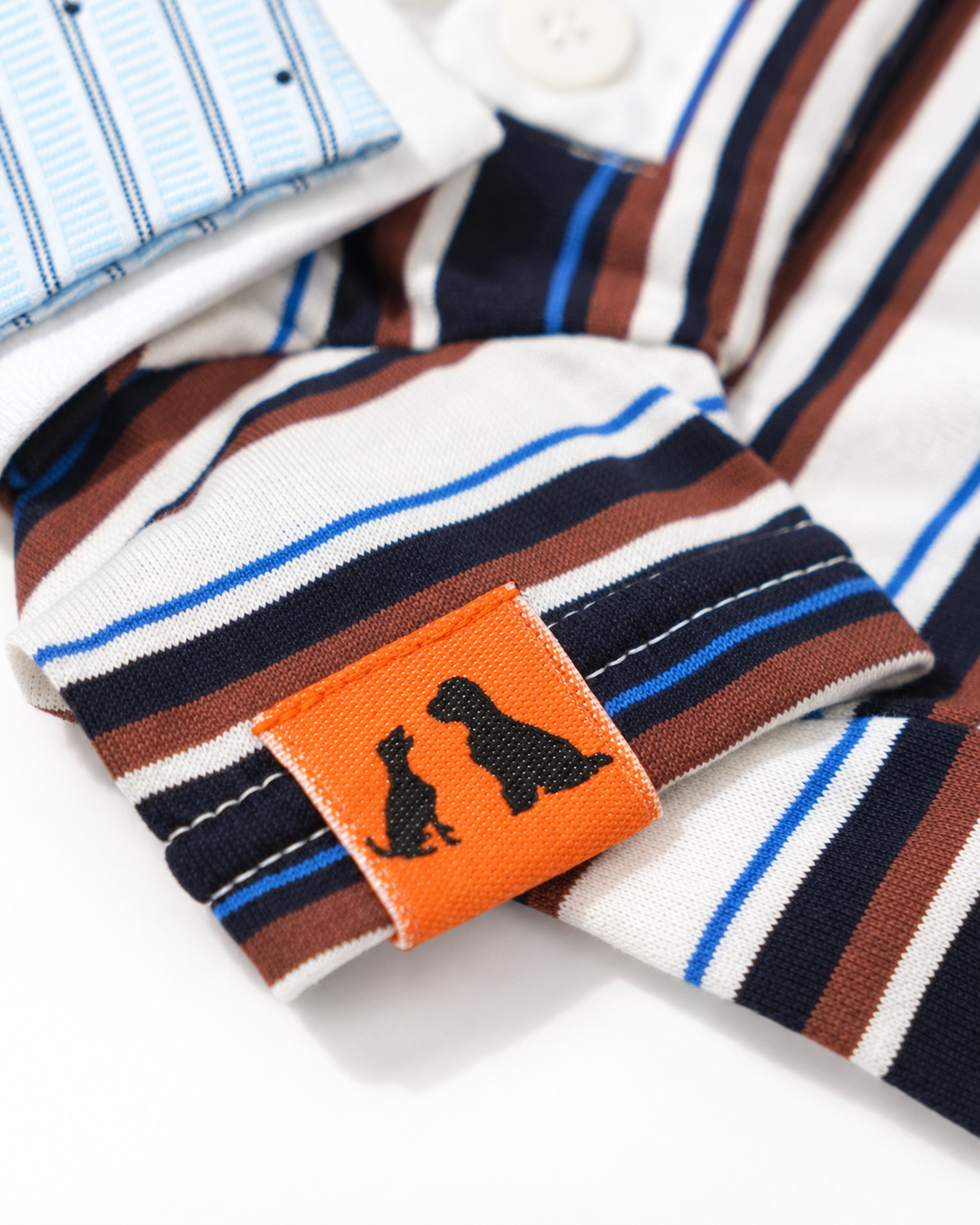 Double Collar Polo Dressーネイビー