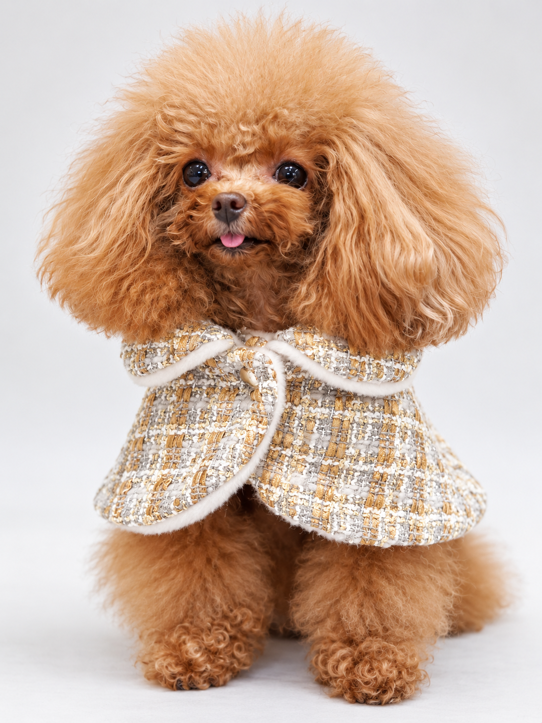 Classic Tweed Cape | Multicolor