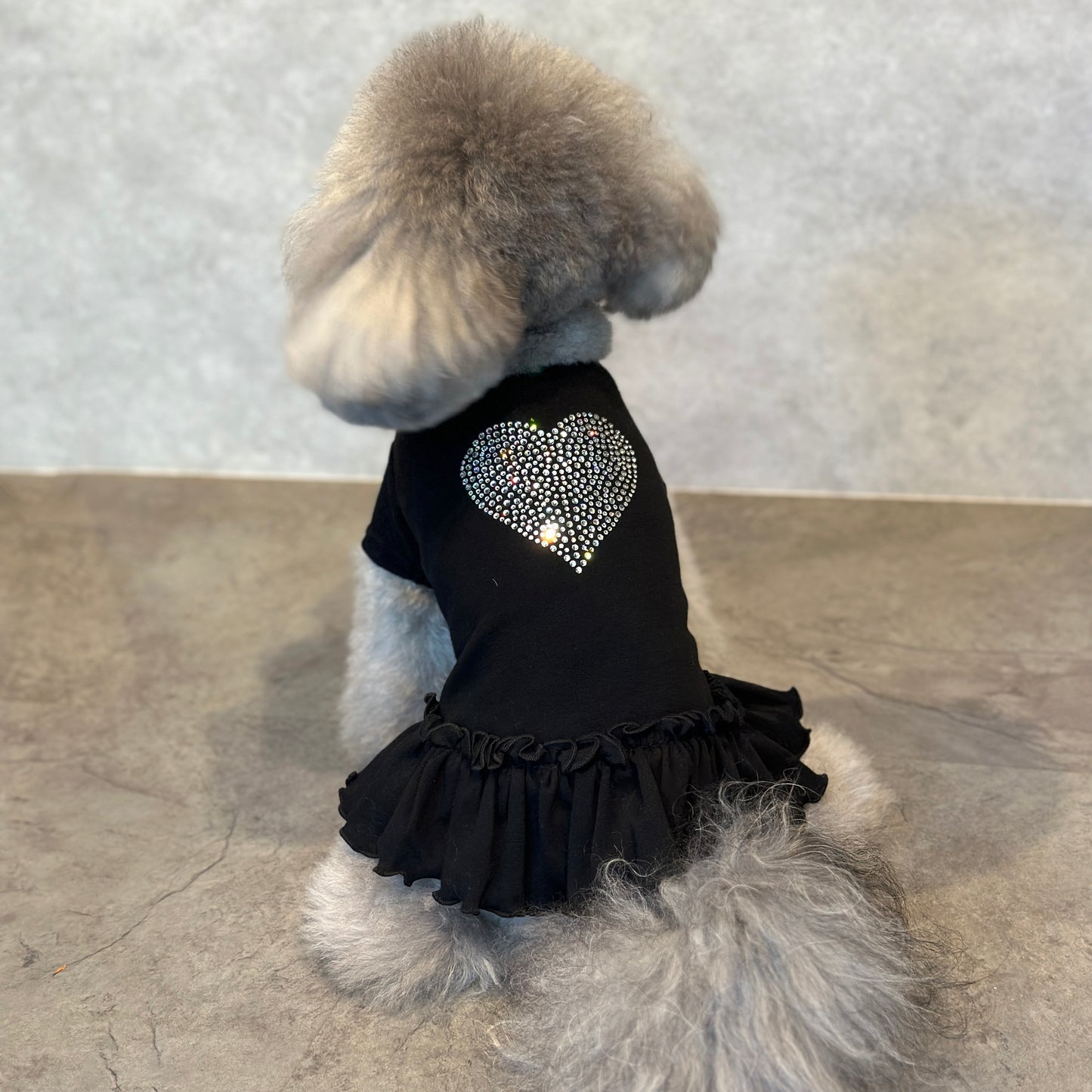 LARGE HEART/BLACK