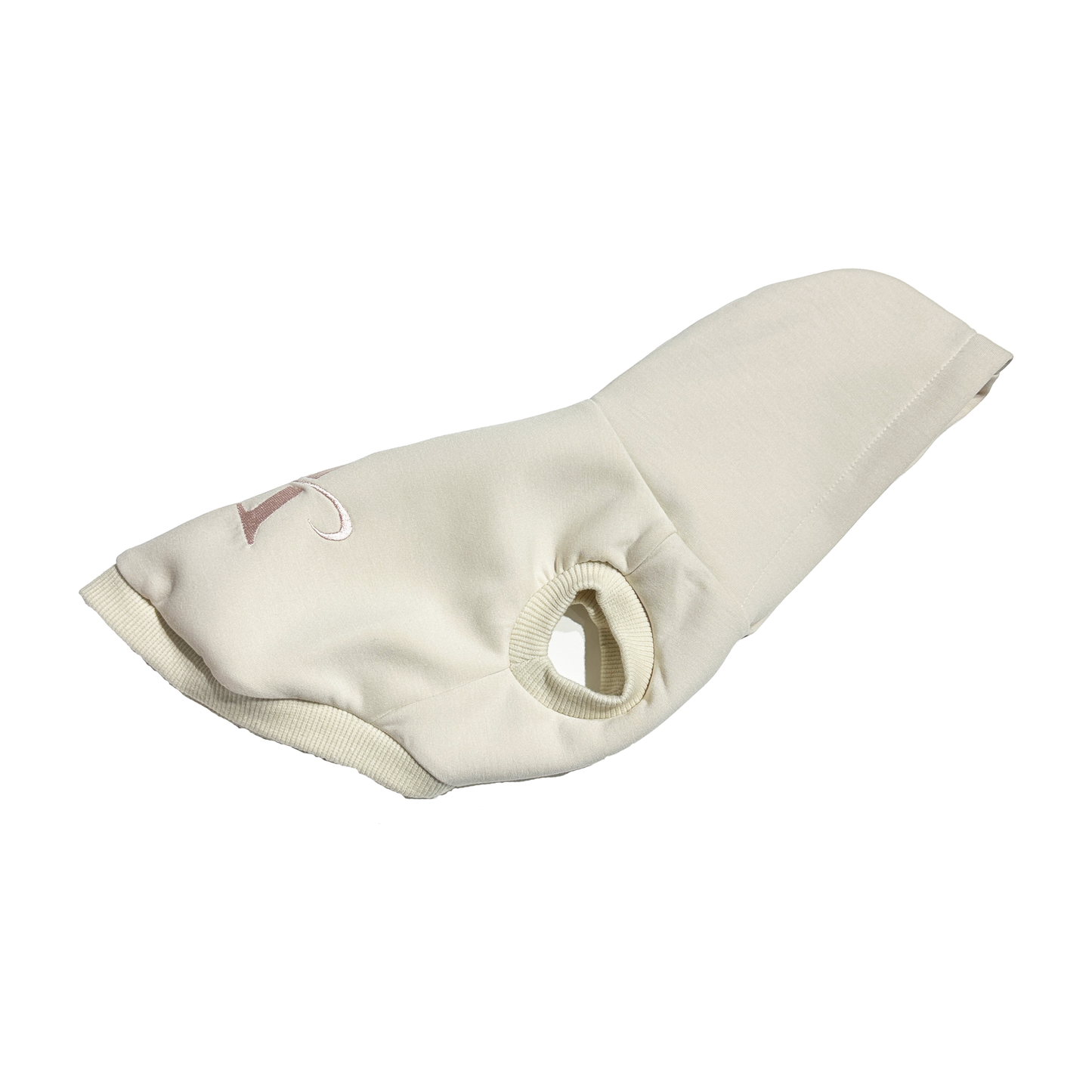 Aqロゴフーディ《アイボリー×ピンク》