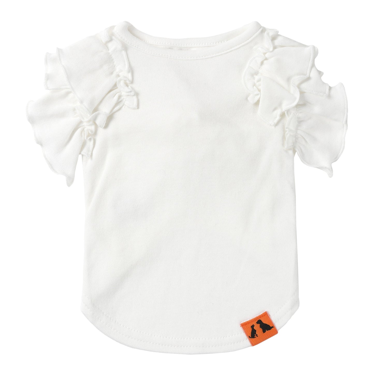 肩フリル Tシャツ