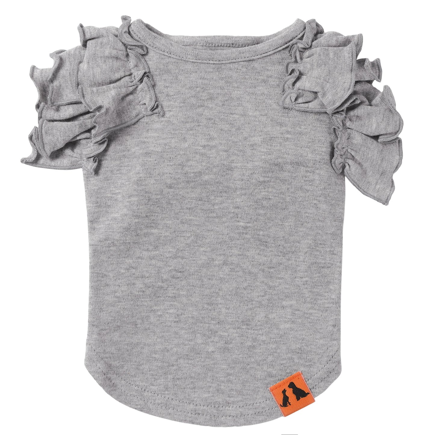 肩フリル Tシャツ