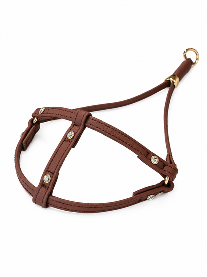 Hands-free dog leash, denim