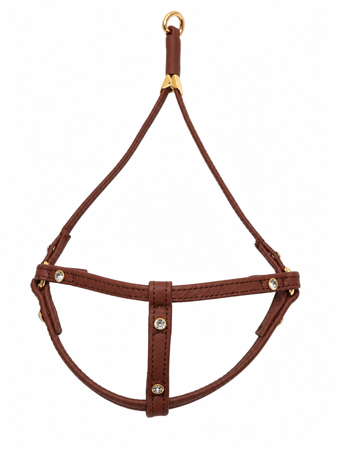 Hands-free dog leash, denim