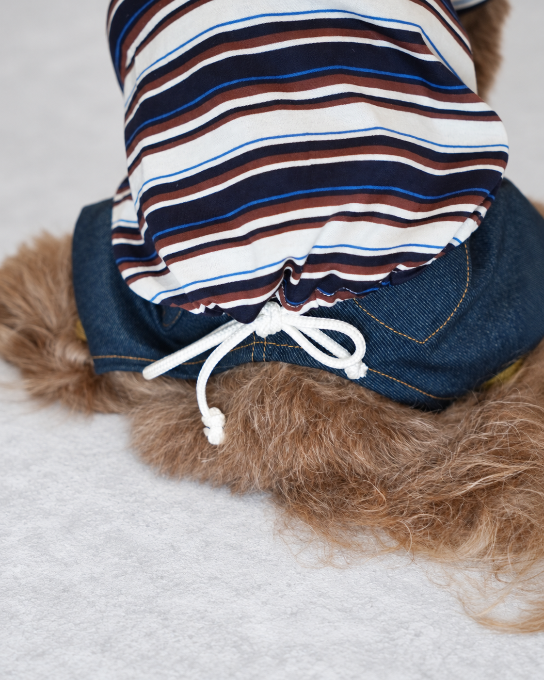 Double Collar Polo ー ネイビー