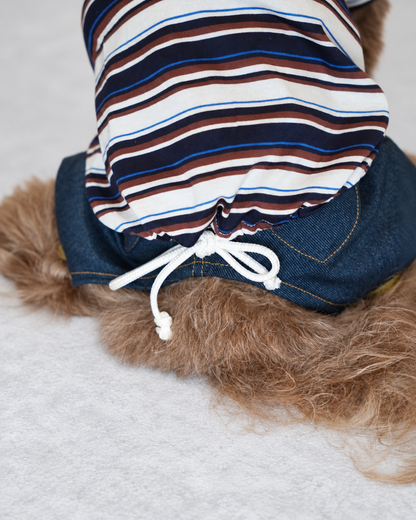 Double Collar Polo ー ネイビー