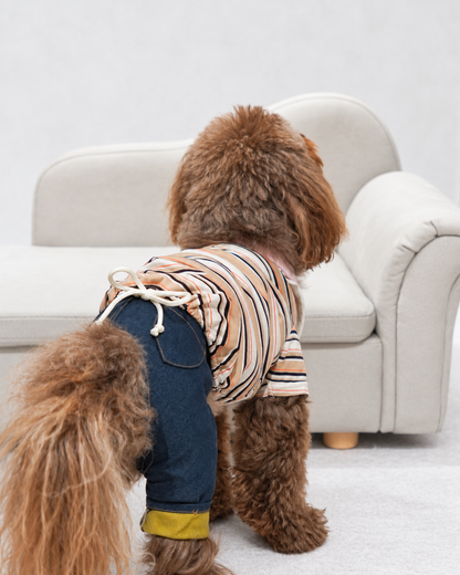 Double Collar Polo ー ベージュ