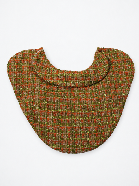 Classic Tweed Cape｜オリーブミックス