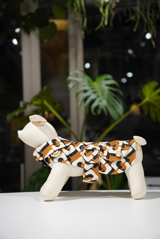 モノグラムウールコート