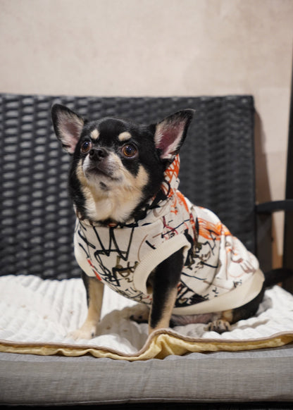 グラフィックロゴパーカー