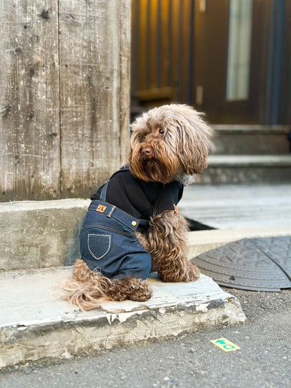 サロペット デニムパンツ