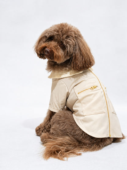 DOUBLE POCKET ZIP JACKET ー　アイボリー