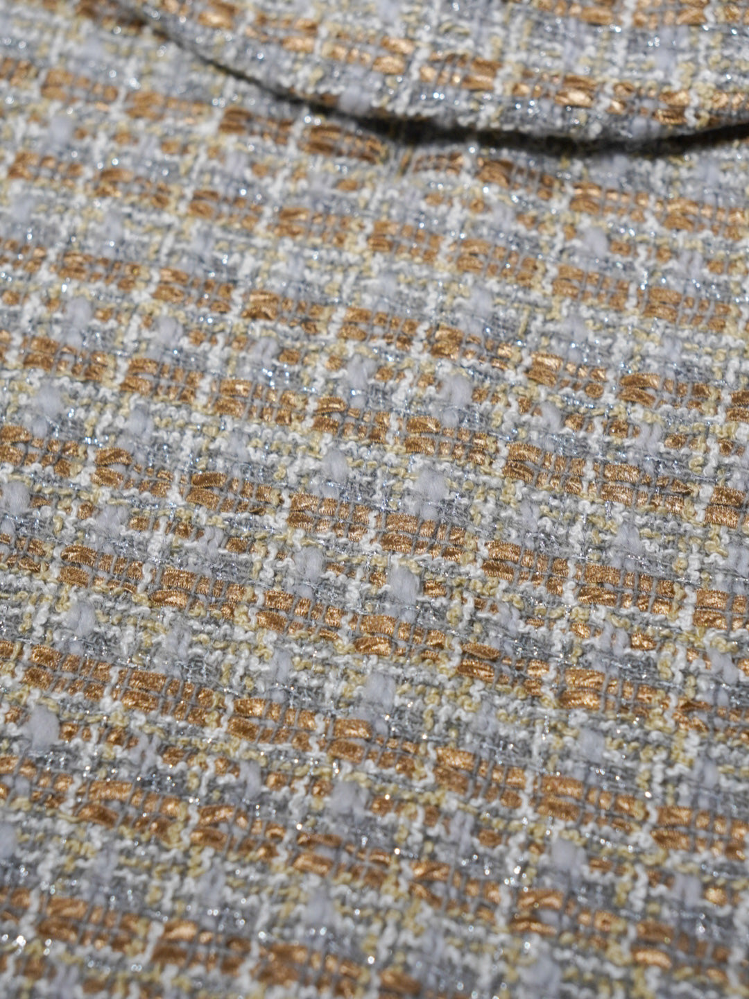 Classic Tweed Cape｜ベージュミックス