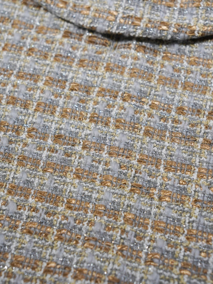 Classic Tweed Cape｜ベージュミックス