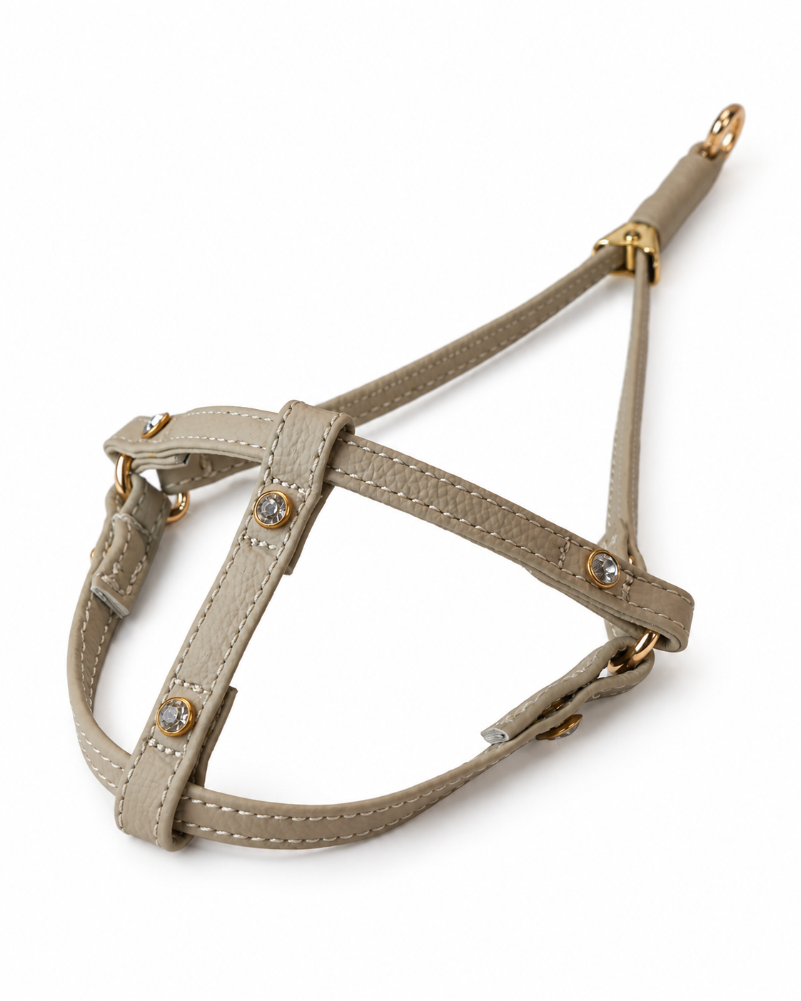 Hands-free dog leash, denim